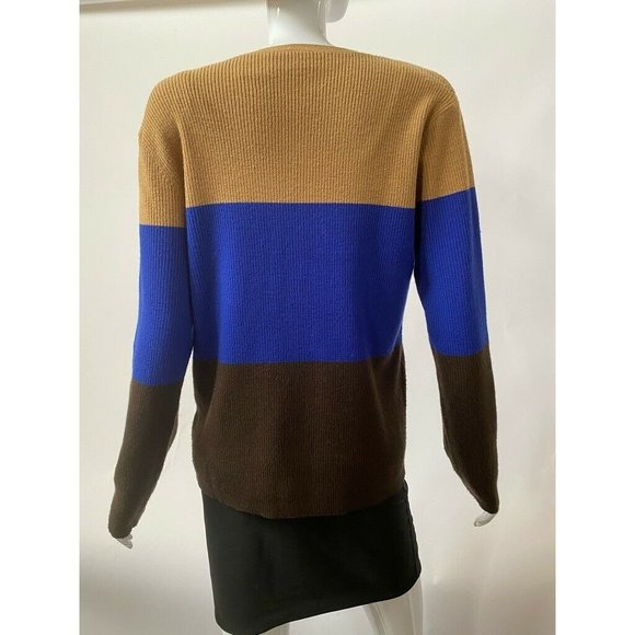 Liz Sport By Liz Claiborne Womens Pullover Sweater Multicolor Color Block M - Picture 10 of 12